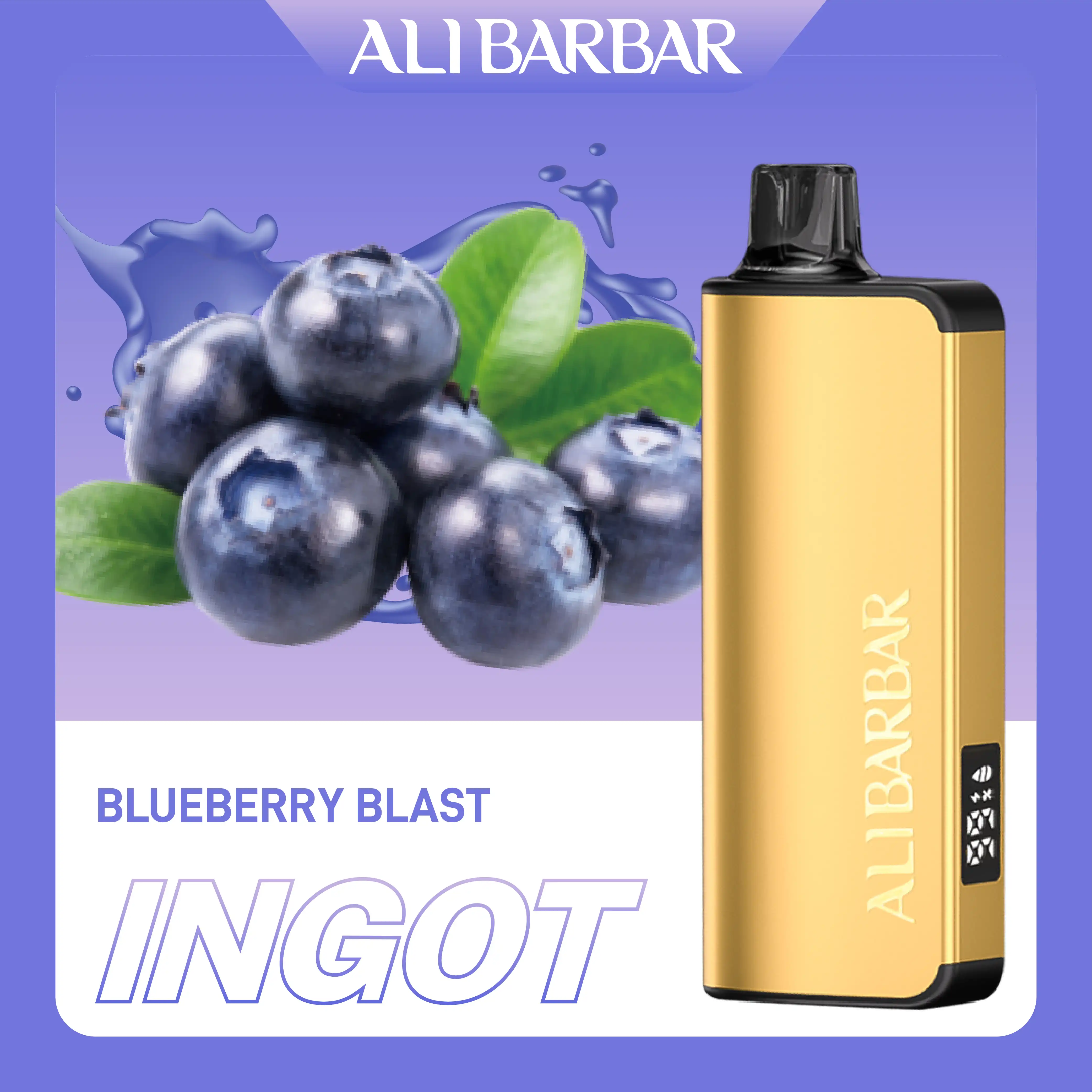 Alibarbar Ingot Blueberry Blast 9000 Puffs