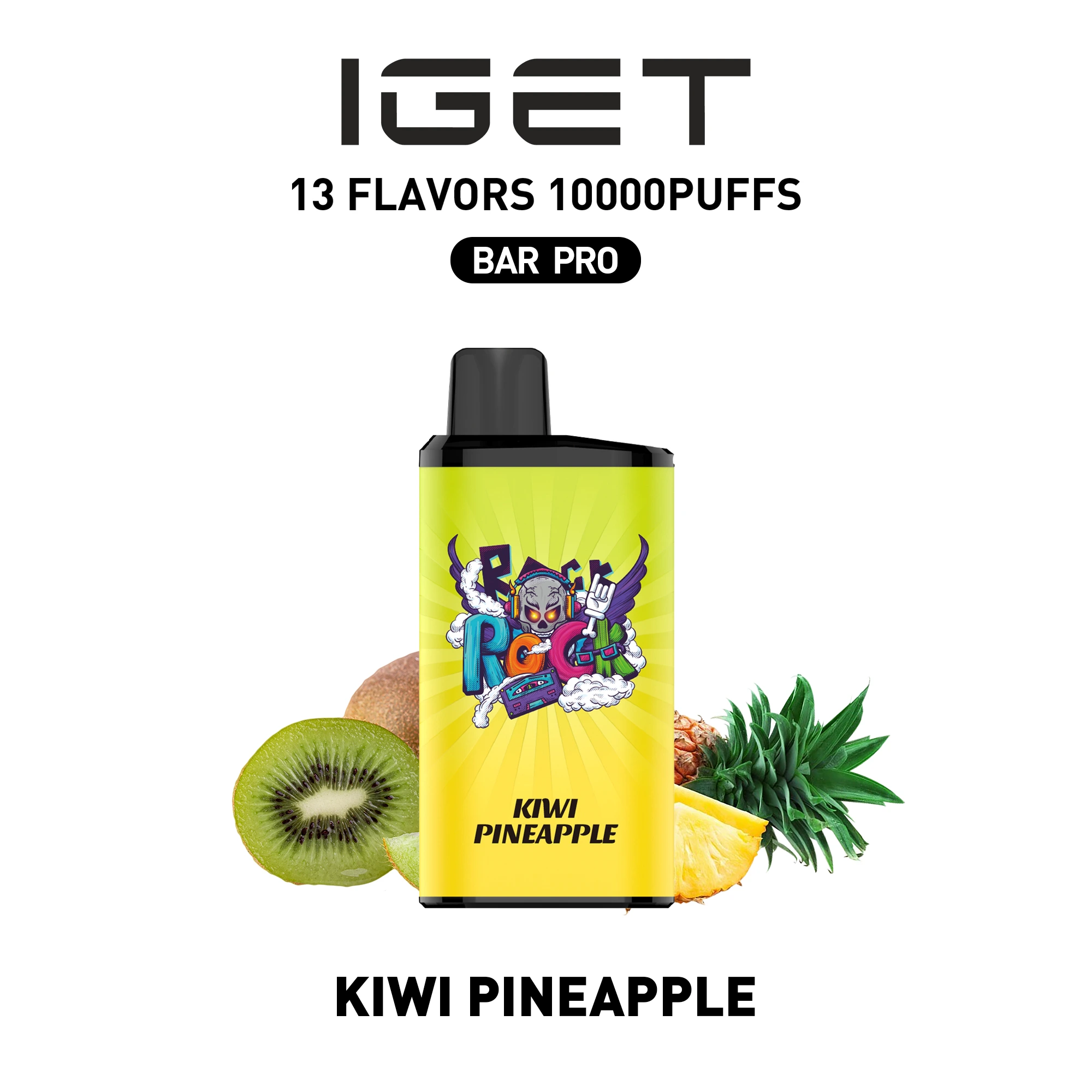 IGET Bar Pro Kiwi Pineapple 10000 Puffs