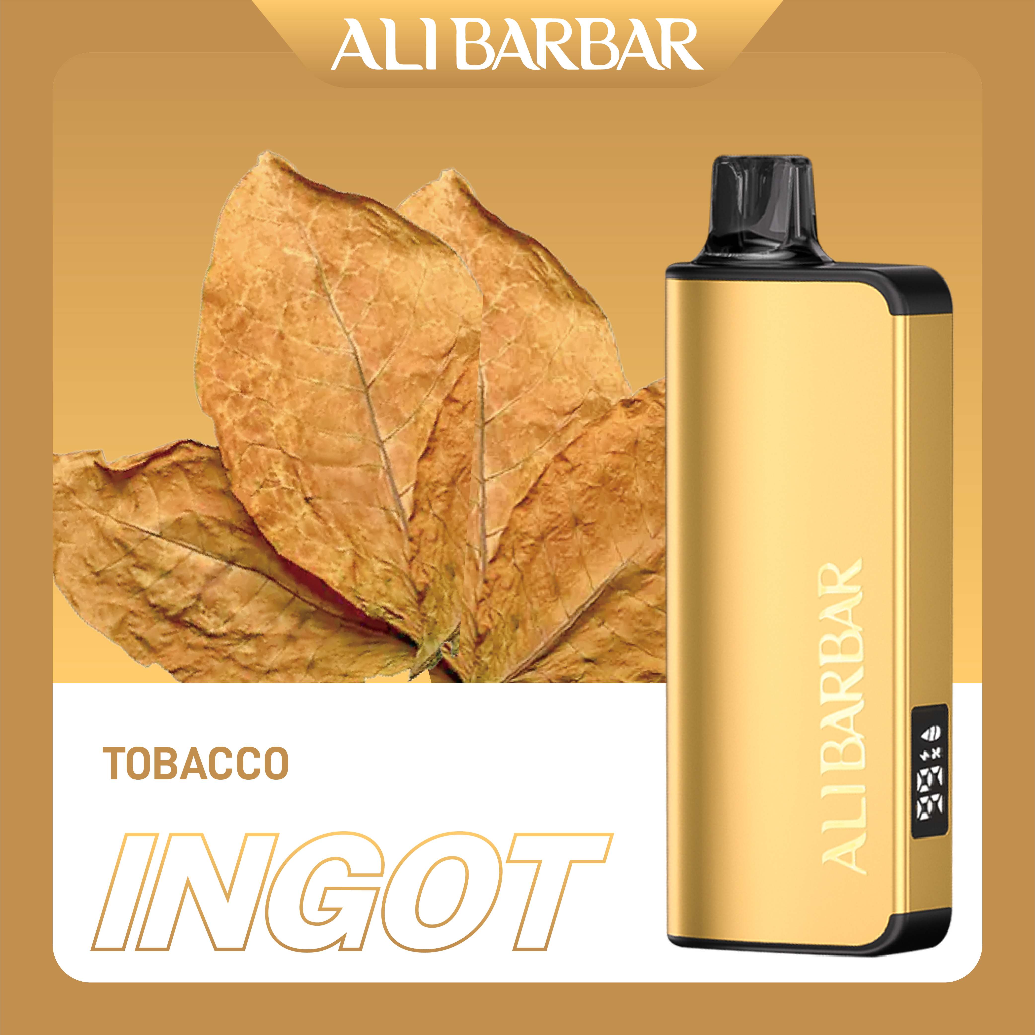 Alibarbar Ingot Tobacco 9000 Puffs