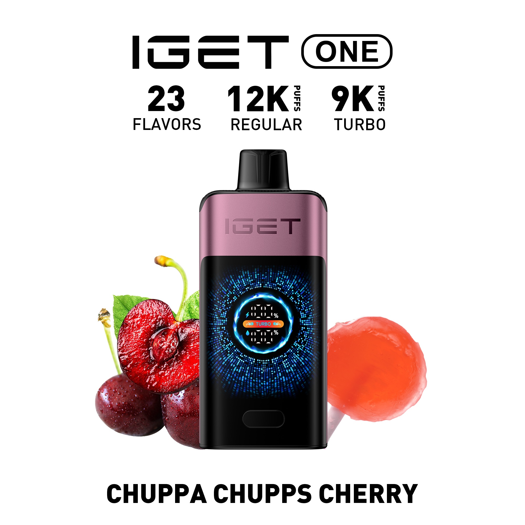 IGET ONE Chupa Chups Cherry 12000 Puffs